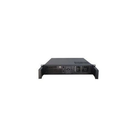 Inter-Tech IPC 2U-2098-SL Rackmount ATX Case - Sleek Black Design for Ultimate Performance - Item No. 4260133128071